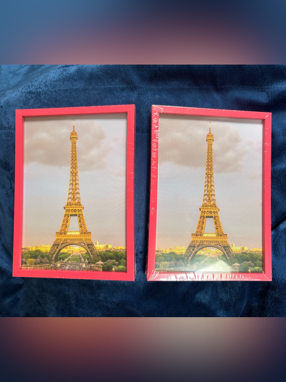 Decorative Pink Photo Frames - Set of 2